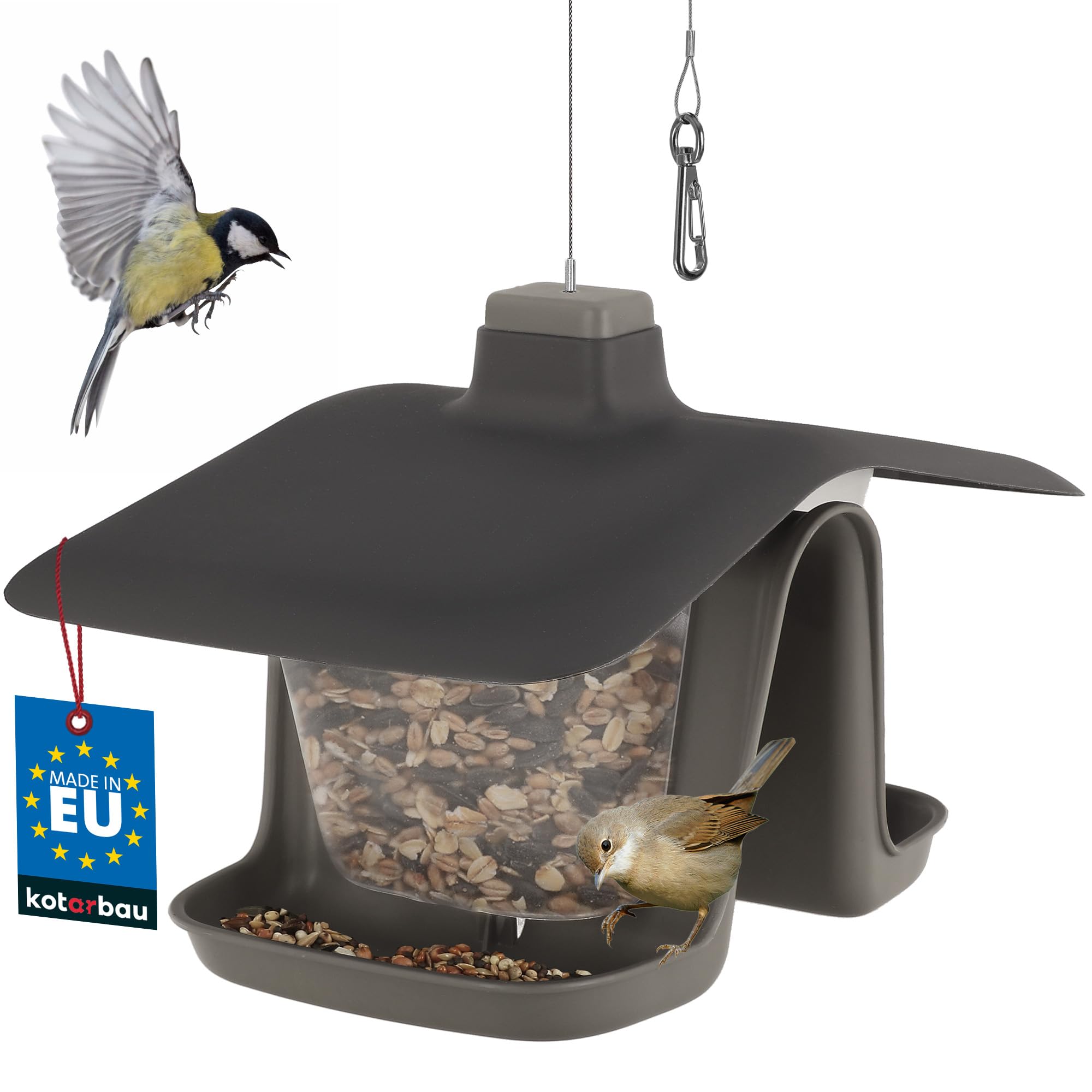 Creëer een Paradijs voor Kleine Vogels met een Voederhuisje op Paal