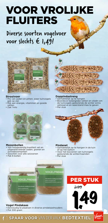 Koop nu tuinvogelvoer bij Action voor een levendige tuin vol vogels!