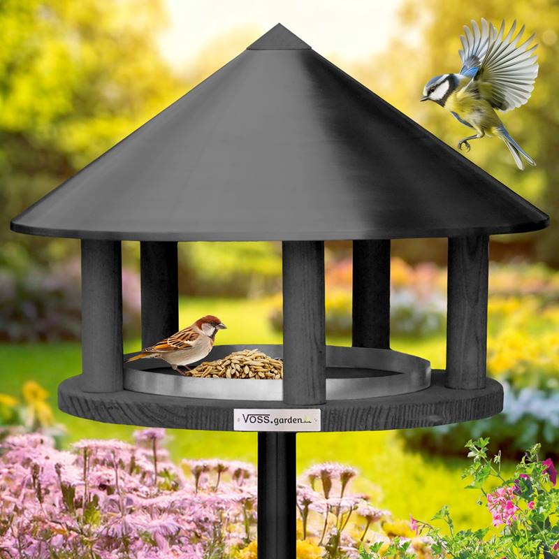 Stijlvol Voederhuisje op Paal: Een Moderne Toevoeging aan je Tuin